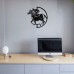 Horse Racing Vinyl Record Clock 