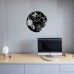 Vinyl Record Clock Girl
