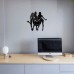 Girl Vinyl Record Clock
