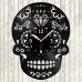 Vinyl Record Clock Skull Vinyl Record Clock Skull