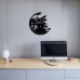 Wolf Vinyl Record Clock 