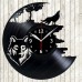 Wolf Vinyl Record Clock 
