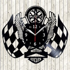 Vinyl Record Clock Motor Cycles Vinyl Record Clock Motor Cycles