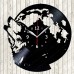 Vinyl Record Wolf Clock Vinyl Record Wolf Clock