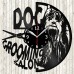 Vinyl Record Dog Grooming Salon Clock 