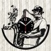 Jazz Vinyl Record Clock 