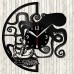 Octopus Vinyl Clock 