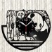 Panda Vinyl Record Clock 