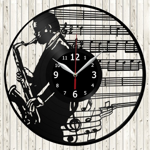 Details about   Jazz Vinyl Record Wall Clock Decor Handmade 2814 