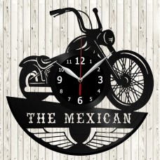 The Motorbike Mexican Vinyl Record Clock The Motorbike Mexican Vinyl Record Clock