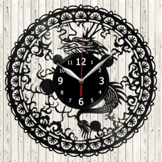 Astrology Horoscope Vinyl Record Clock 