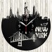 NEW YORK Vinyl Record Clock 