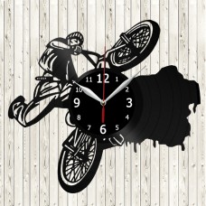 BMX Bikes Vinyl Record Clock BMX Bikes Vinyl Record Clock