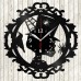 Vinyl Record Clock Skull Vinyl Record Clock Skull