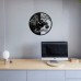 Music Vinyl Record Clock 