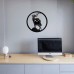 Deer Vinyl Record Clock 