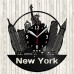 New York Vinyl Record Clock 