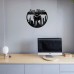 San Diego Vinyl Record Clock 