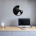 Cat Vinyl Record Clock 