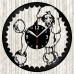 Poodle Vinyl Record Clock 