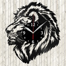 Lion Vinyl Clock 