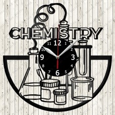 Chemistry Vinyl Clock 