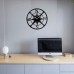 Compass Vinyl Record Clock Compass Vinyl Record Clock
