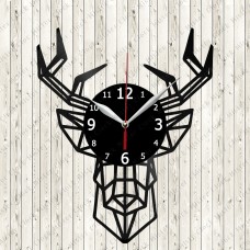 Deer Vinyl Record Clock 