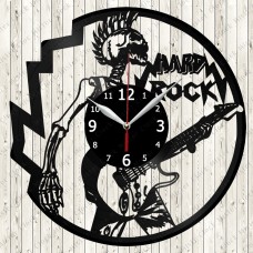 Hard Rock Vinyl Clock 