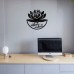 Inhale exhale Vinyl Record Clock 