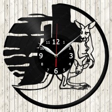 Kangaroo Vinyl Record Clock 