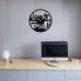 Las Vegas City Vinyl  Record  Clock 