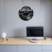 M.I.T. University Vinyl  Record  Clock 