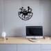 Nail Salon Vinyl Clock 
