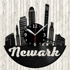 Newark City Vinyl  Clock 