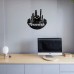 Newark City Vinyl  Clock 
