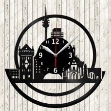 Nurnberg City Vinyl  Clock 