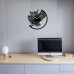 Owl  Vinyl Record Clock 