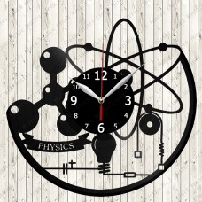  Physics Vinyl Record Clock 
