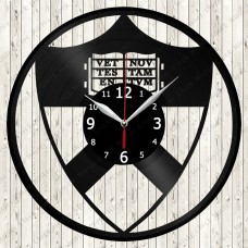 Princeton University Vinyl  Record  Clock 