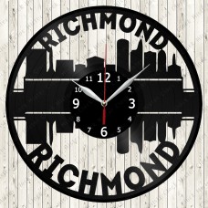 Richmond City Vinyl  Clock 