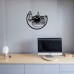 San Juan City Vinyl Record Clock 