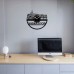 Saskatoon City Vinyl  Clock 