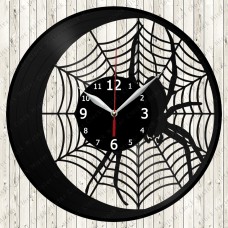 Spider Vinyl Record Clock 