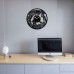 Stockton City Vinyl  Clock 