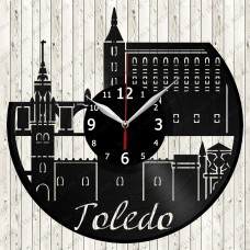 Toledo City Vinyl  Clock 