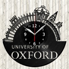 Oxford University Vinyl  Record  Clock 