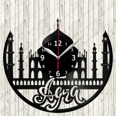 Agra City Vinyl  Record  Clock 