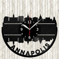 Annapolis City Vinyl  Clock 