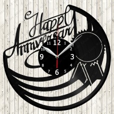 Anniversary Vinyl Record Clock 